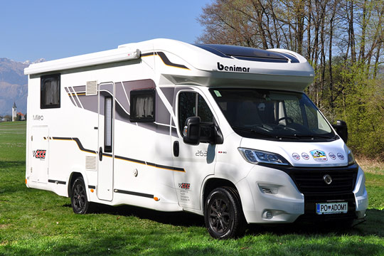 Najem avtodoma Benimar Mileo 263 2018