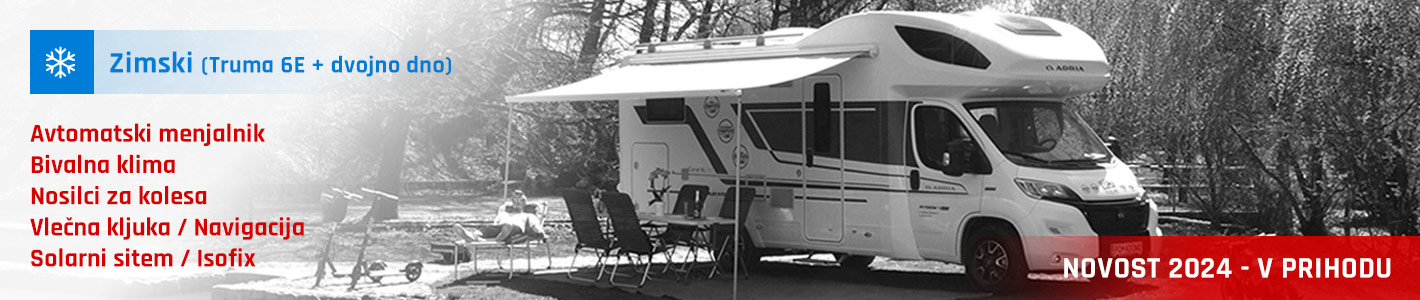 Najem avtodoma Adria Coral XL Plus 670 SL Avtomatski menjalnik