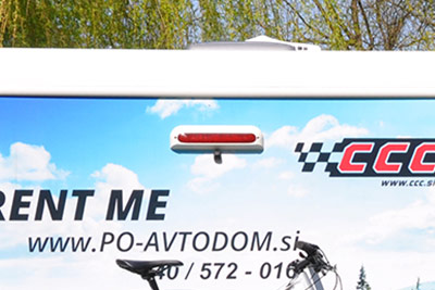 Najem avtodoma dodatna oprema - kamera