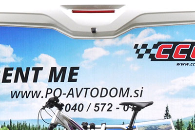 Najem avtodoma dodatna oprema - kamera